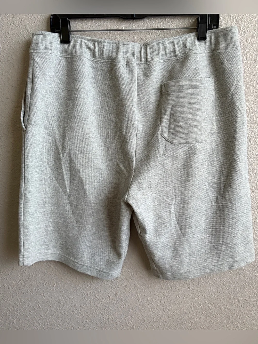 Polo Ralph Lauren Gray Textured 9” Sweat Shorts POLO logo L